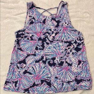 Lilly Pulitzer Cross Back Top